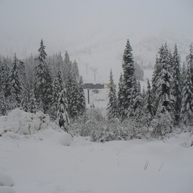 New Snow, Sasquatch Mountain Resort