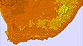 South Africa Temperature Map